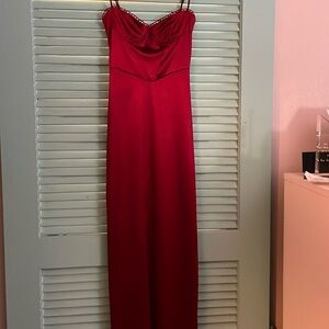 Lucy in the sky satin prom dress